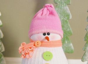 Снеговик своими руками на Новый год – много идей и мастер классов поделок